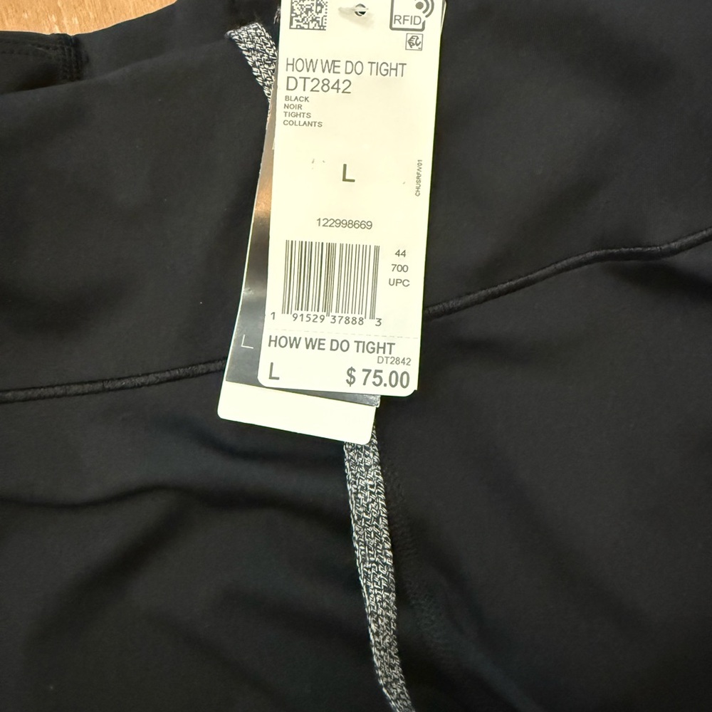 Adidas How We Do Tight Black Performance Tights